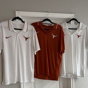 Nike White and Orange Polo Shirt bundle (game worn)